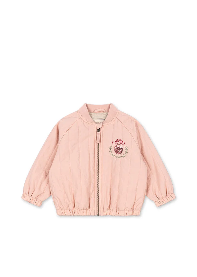 JUNO SEQUIN BOMBER JACKET MELLOW ROSE