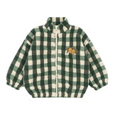 JODY TEDDY JACKET GRS GREEN CHECK