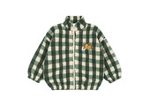JODY TEDDY JACKET GRS GREEN CHECK
