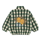 JODY TEDDY JACKET GRS GREEN CHECK