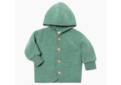 Hooded jacket jade mélange