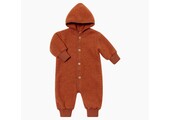 Hooded baby overall magma mélange