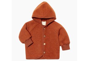Hooded jacket magma mélange