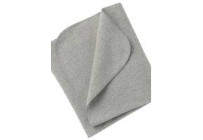 Baby blanket light grey Melange