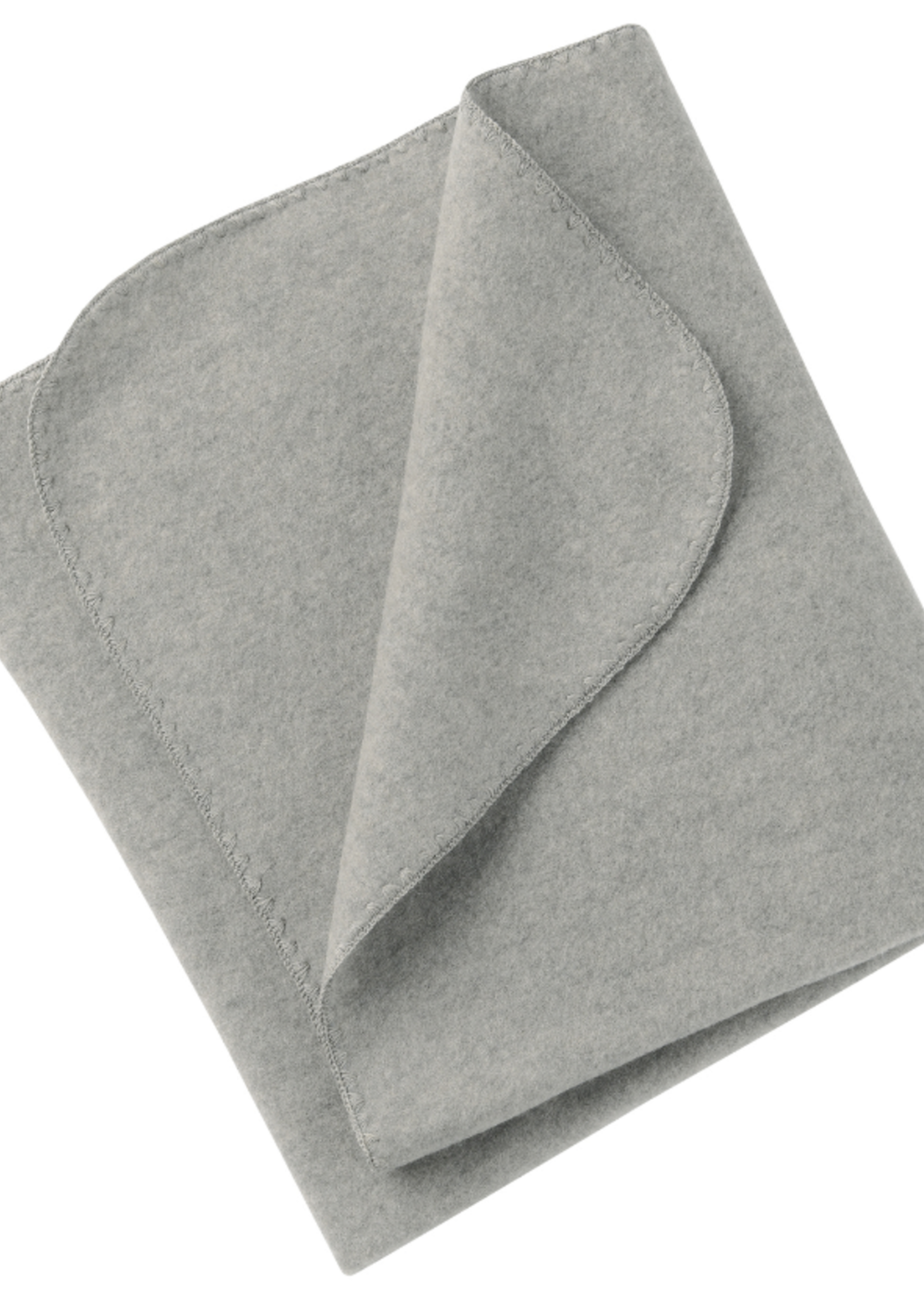 Baby blanket light grey Melange