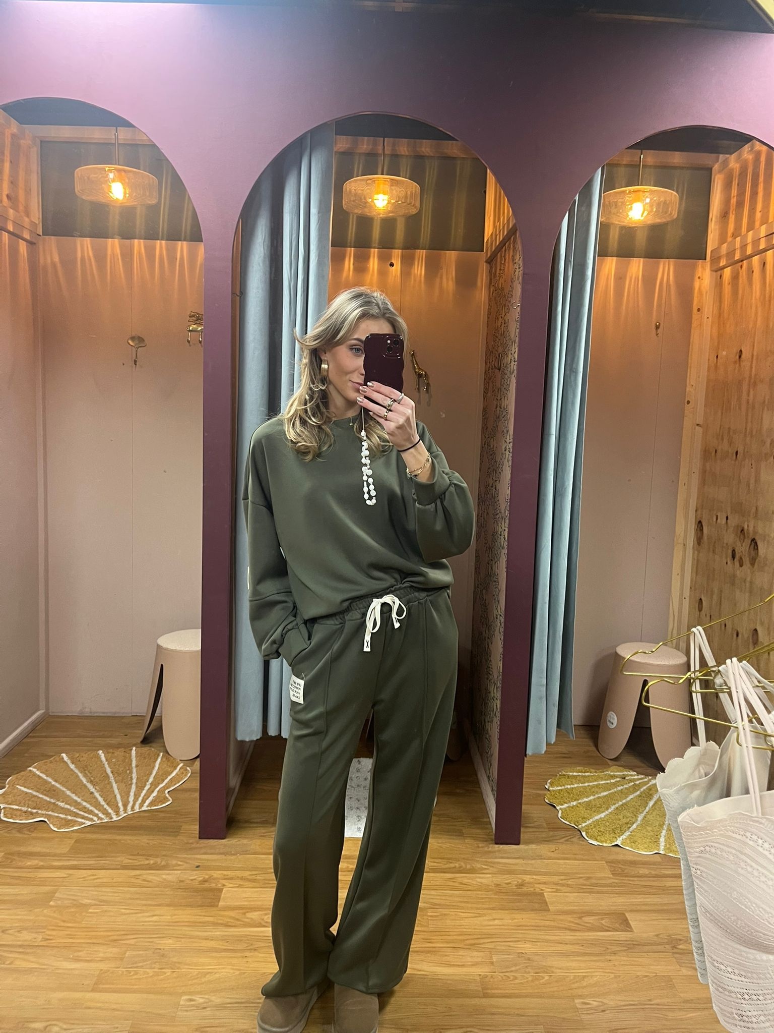 Joggingspak Mosgroen