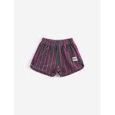Striped Terry Cloth Shorts