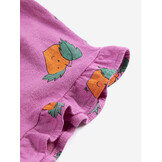 Tangerine All Over Ruffled Shorts