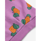 Tangerine All Over Cropped Sweatshirt