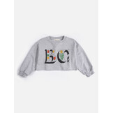 Spring Letters Cropped Sweatshirt