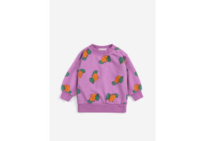 Tangerine all over sweatshirt