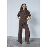 Sisters Point Girl-Ju Jumpsuit D.Chocolate