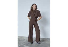 Sisters Point Girl-Ju Jumpsuit D.Chocolate