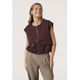 Sisters Point Garwin-VE3 Gilet  Deep Bordeaux