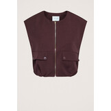 Sisters Point Garwin-VE3 Gilet  Deep Bordeaux
