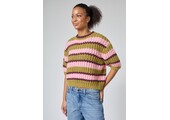 Sisters Point Krissy Pu Sweater Limb Comb