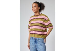 Sisters Point Krissy Pu Sweater Limb Comb
