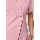 Sisters Point Evela Ve Gilet Mauve Stripe