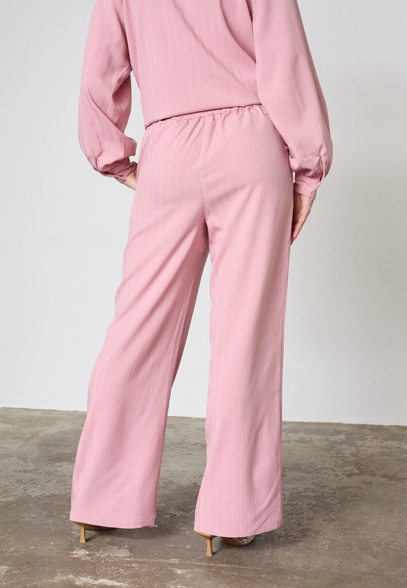 Sisters Point Verina Pa Pantalon Mauve Stripe