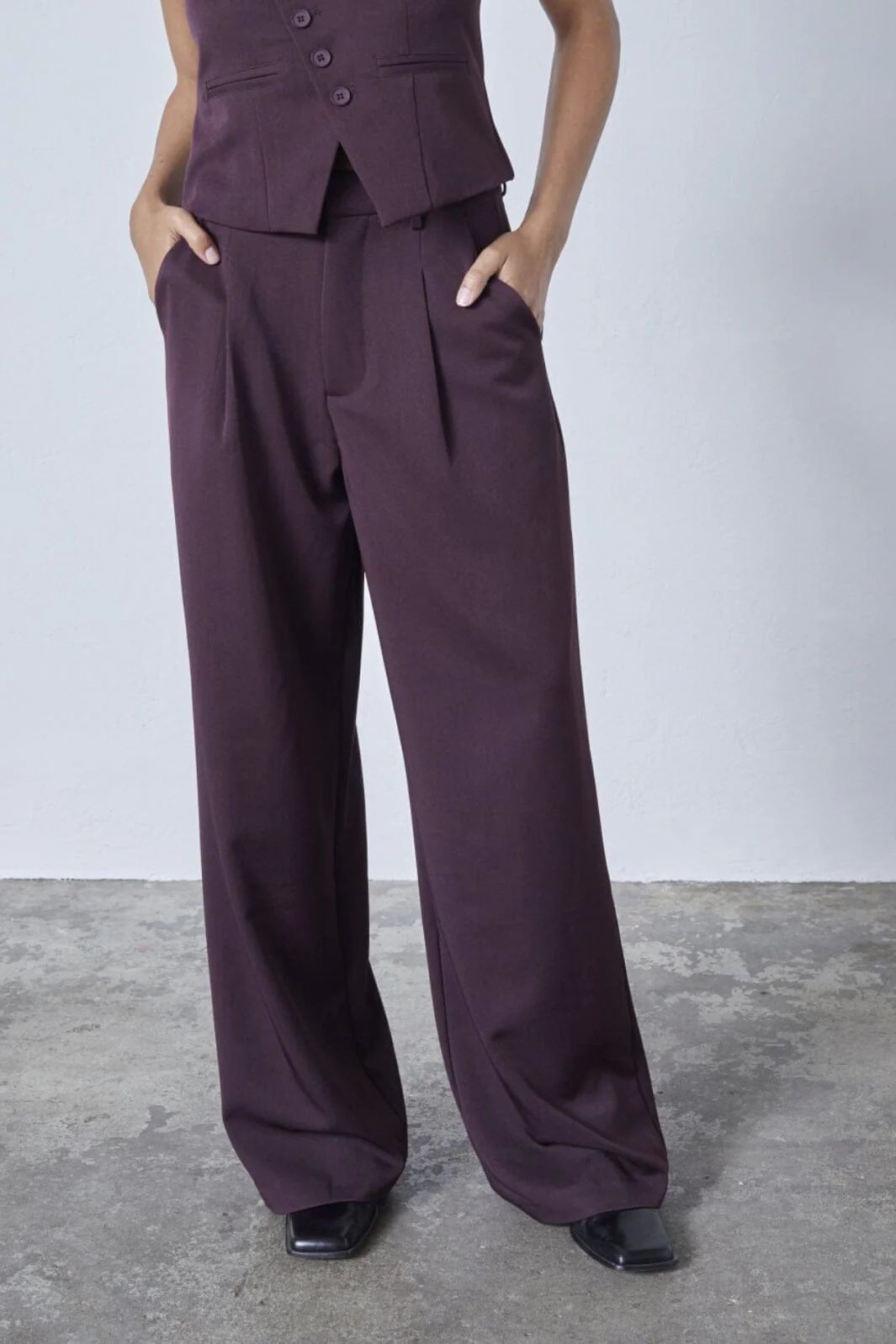 Sisters Point Great Pa Pantalon Deep Bordeaux