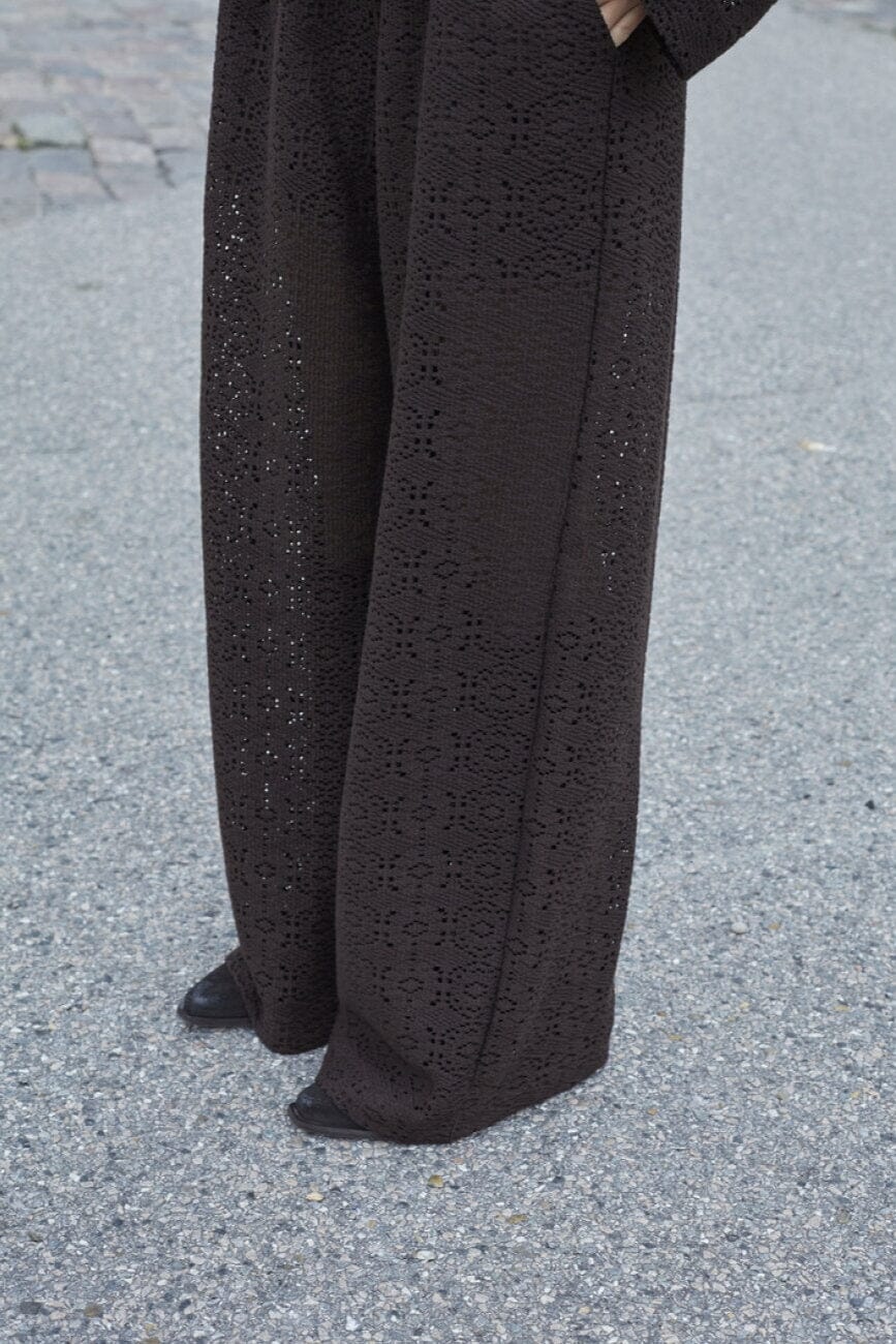 Sisters Point Elisa Pa Pantalon  D.Chocolate