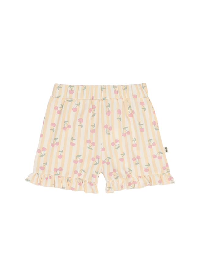 Ruffled Shorts Cherry Party