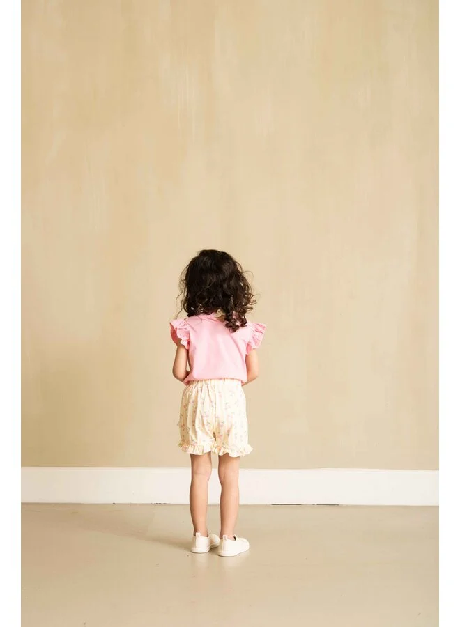 Ruffled Shorts Cherry Party