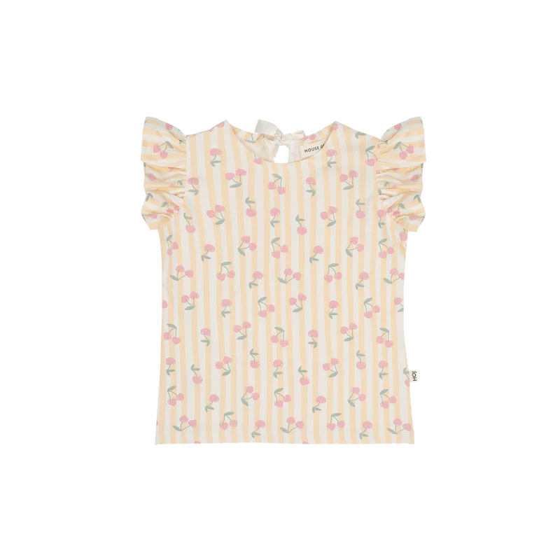 Ruffled Tee Cherry Party