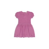 Frill Dress Violet Terry Cotton