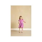 Frill Dress Violet Terry Cotton