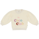 Balloon Sweater Cream Terry Cotton