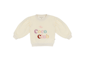 Balloon Sweater Cream Terry Cotton