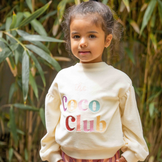 Balloon Sweater Cream Terry Cotton