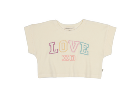 Relaxed Tee Cream Terry Cotton