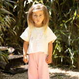 Relaxed Tee Cream Terry Cotton