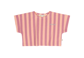 Relaxed Tee Violet Bellini Stripes