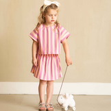 Relaxed Tee Violet Bellini Stripes