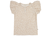 Butterfly Top Beige Leopard Muslin