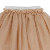 Tutu Skirt Shiny Beige Tulle