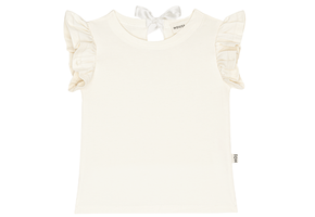 Ruffled Tee Cream SS26