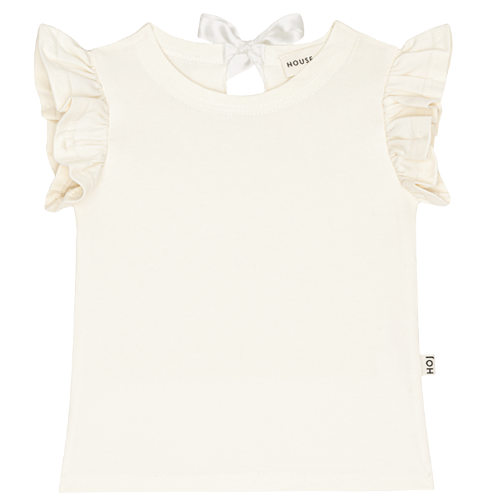 Ruffled Tee Cream SS26