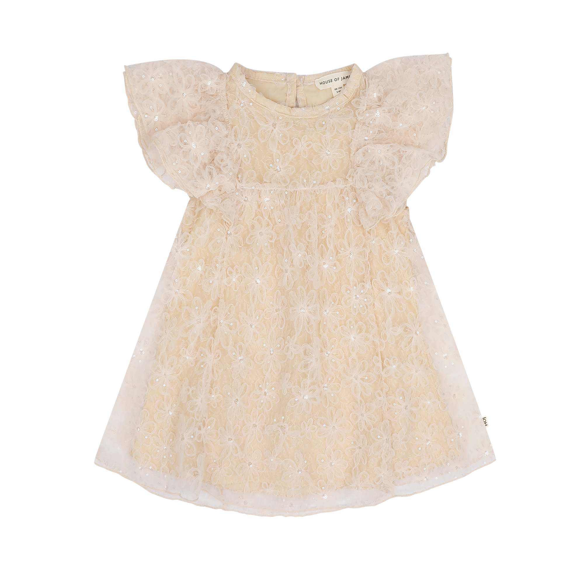 Dreamy Butterfly Dress Daisy Ivory (Tulle Mesh)