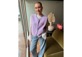 Gilet Teddy Ann Lila