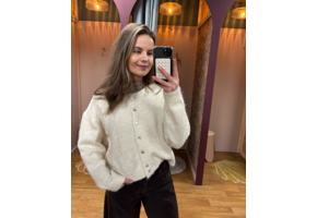 Vest Beau knoopjes beige