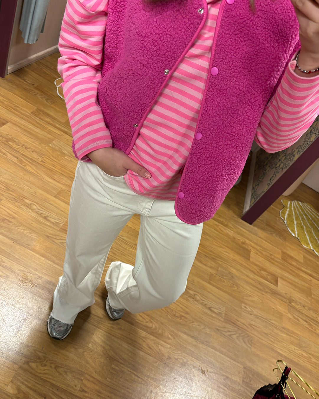 3636-K Wide Leg tall Ecru