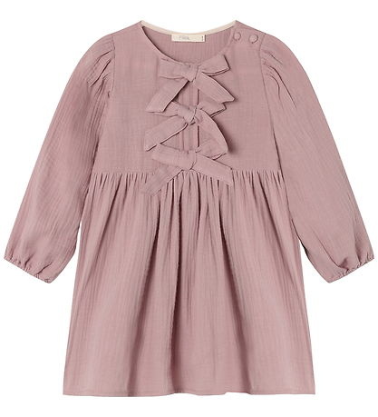 ELMO BOW DRESS WOODROSE