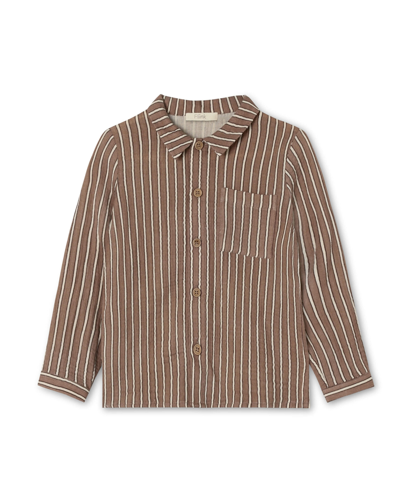 Elmo Ls Shirt Pine Bark Stripe