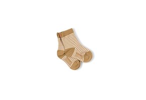 Stripe Socks Biscuit Stripe