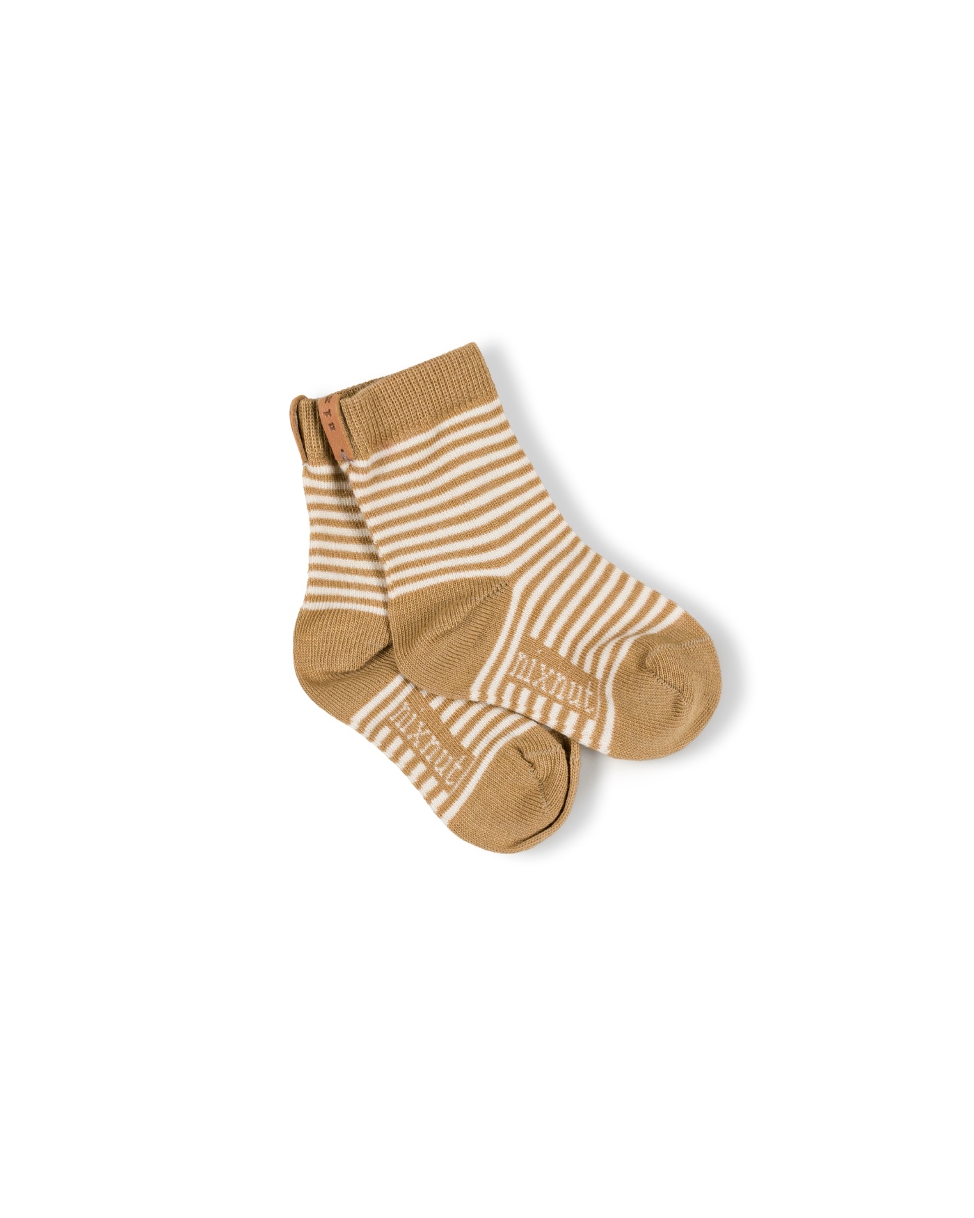 Stripe Socks Biscuit Stripe