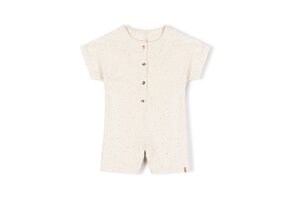 Row Playsuit Ecru Speckle